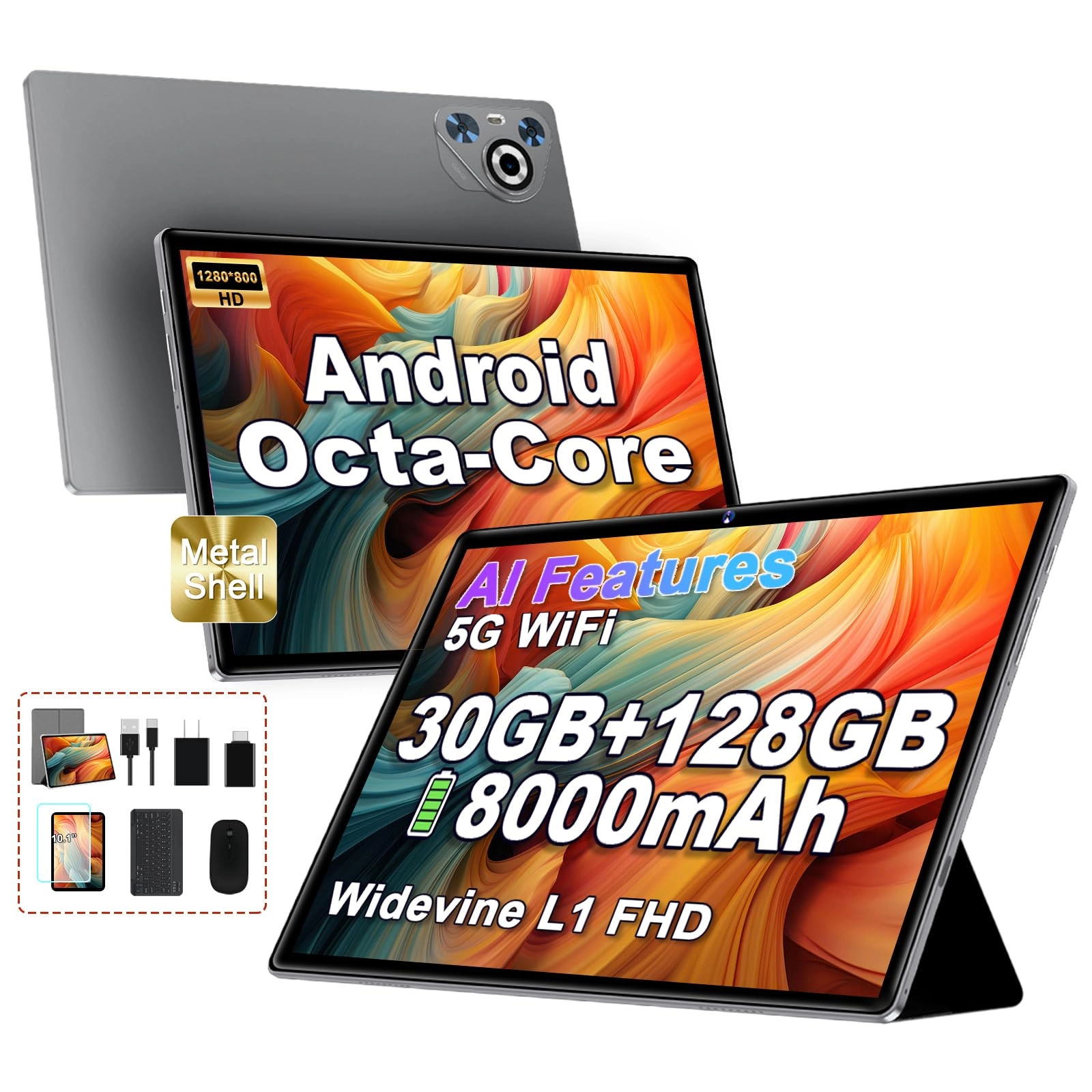 Tablette Tactile - 128GB 10.1"