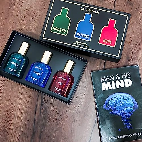 Hitched Hooked Hope Perfume Gift Set - Perfume for Men 3x30 ML