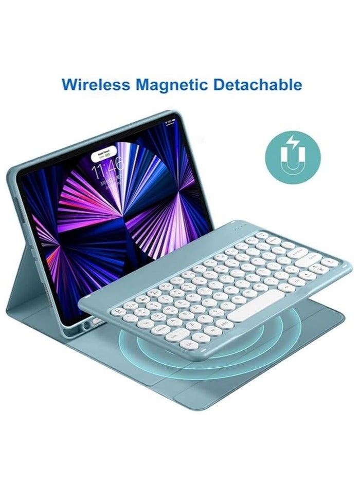 Keyboard Case with Pencil Holder and Bluetooth Mouse for Galaxy Tab S9 FE 11-inch (2023)