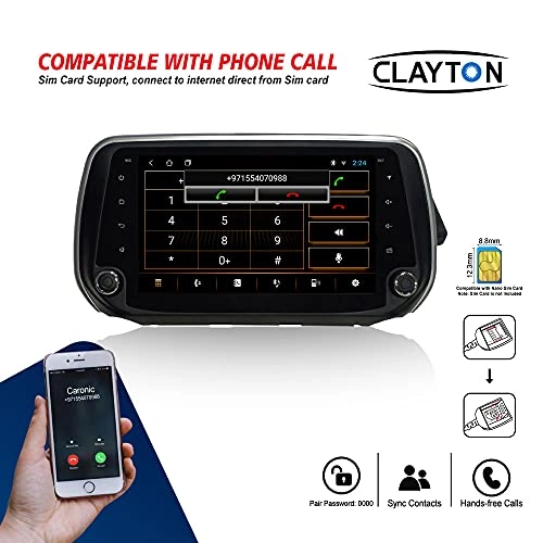 Car Stereo Screen For Hyundai Santafe 2019 - 4GB 64GB 1024x768P