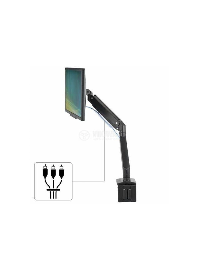 Fullmotion Single Arm Monitor Desk Mount Stand - 1 33 to 88.9 cm