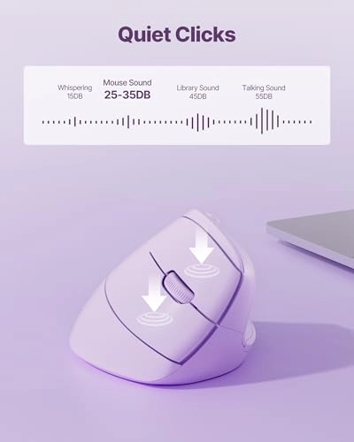 Vertical Mouse - Bluetooth+USB Dual Connection