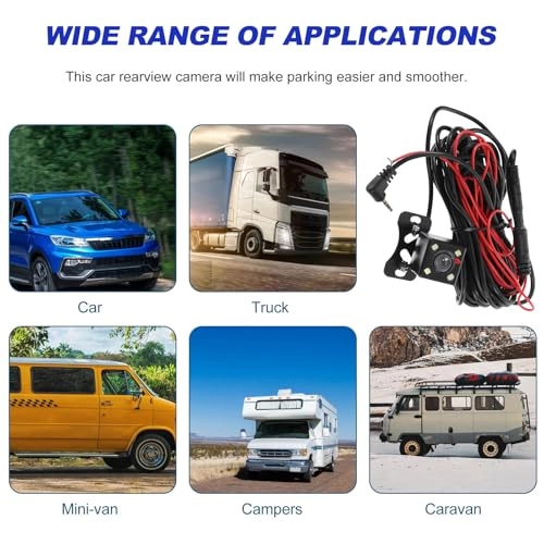 Backup Camera - Wide Angle Waterproof Rear View