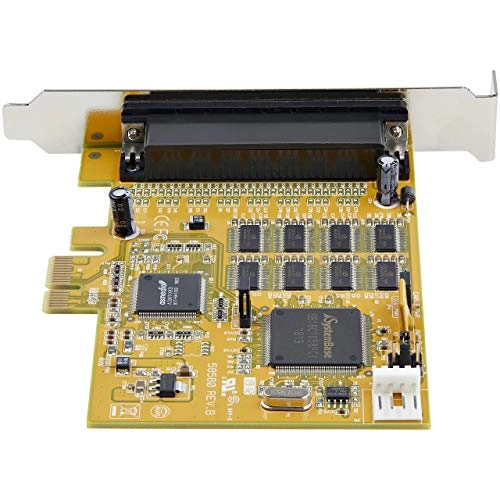 8-Port PCI Express RS232 Serial Adapter Card - DB62 to 8x DB9 15kV ESD
