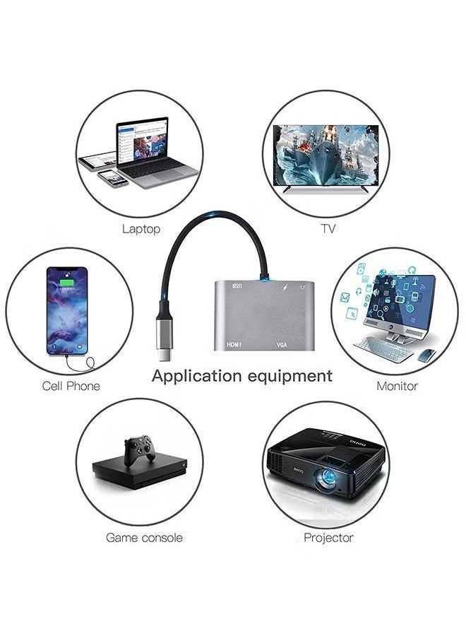 USB C Hub Adapter - USB 3.0 4k*2k,30HZ