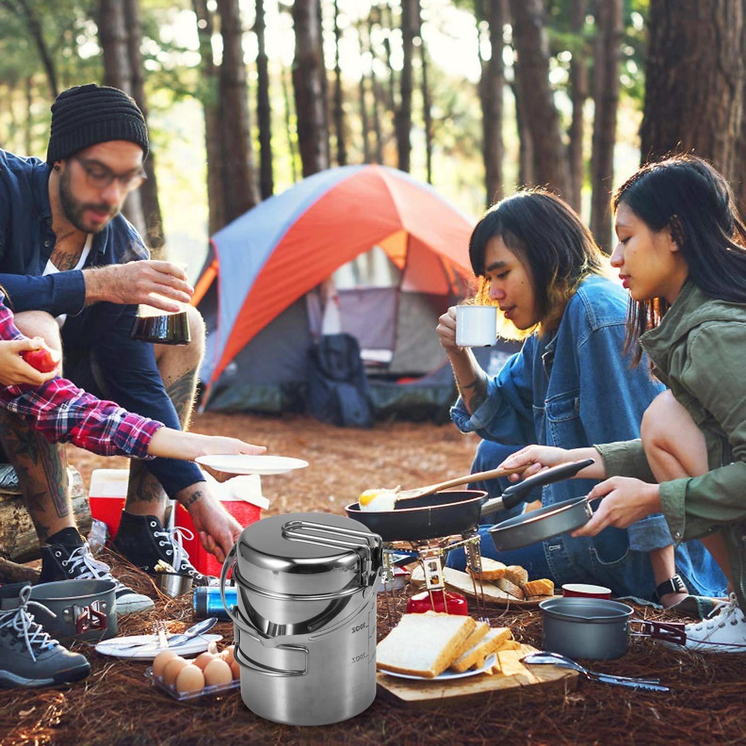 Camping Pot - 1.0 Count 1 Liters