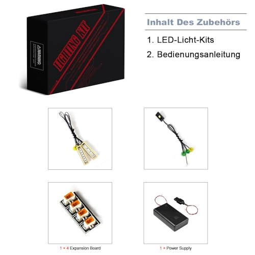 LED Light Set for LEGO Dinosaur Fossils: T. rex Skull 76964 - Copper