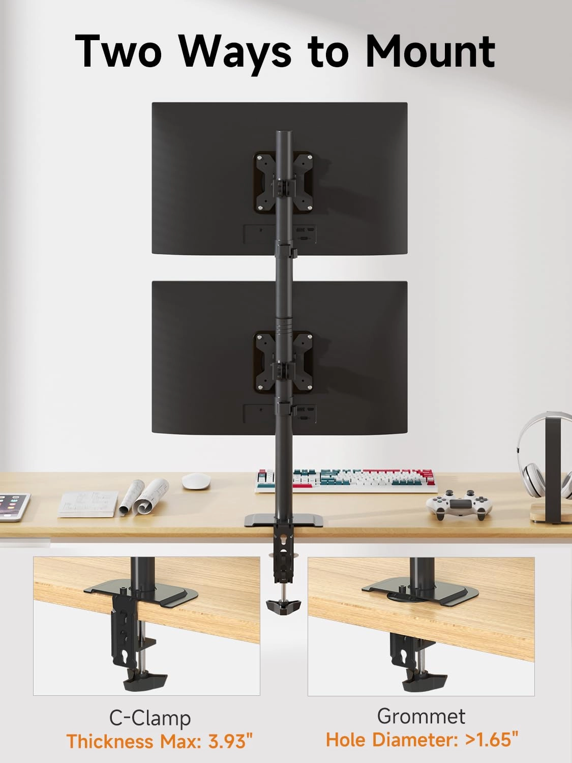 MD7802 - Two 13-32 inch VESA 75 100