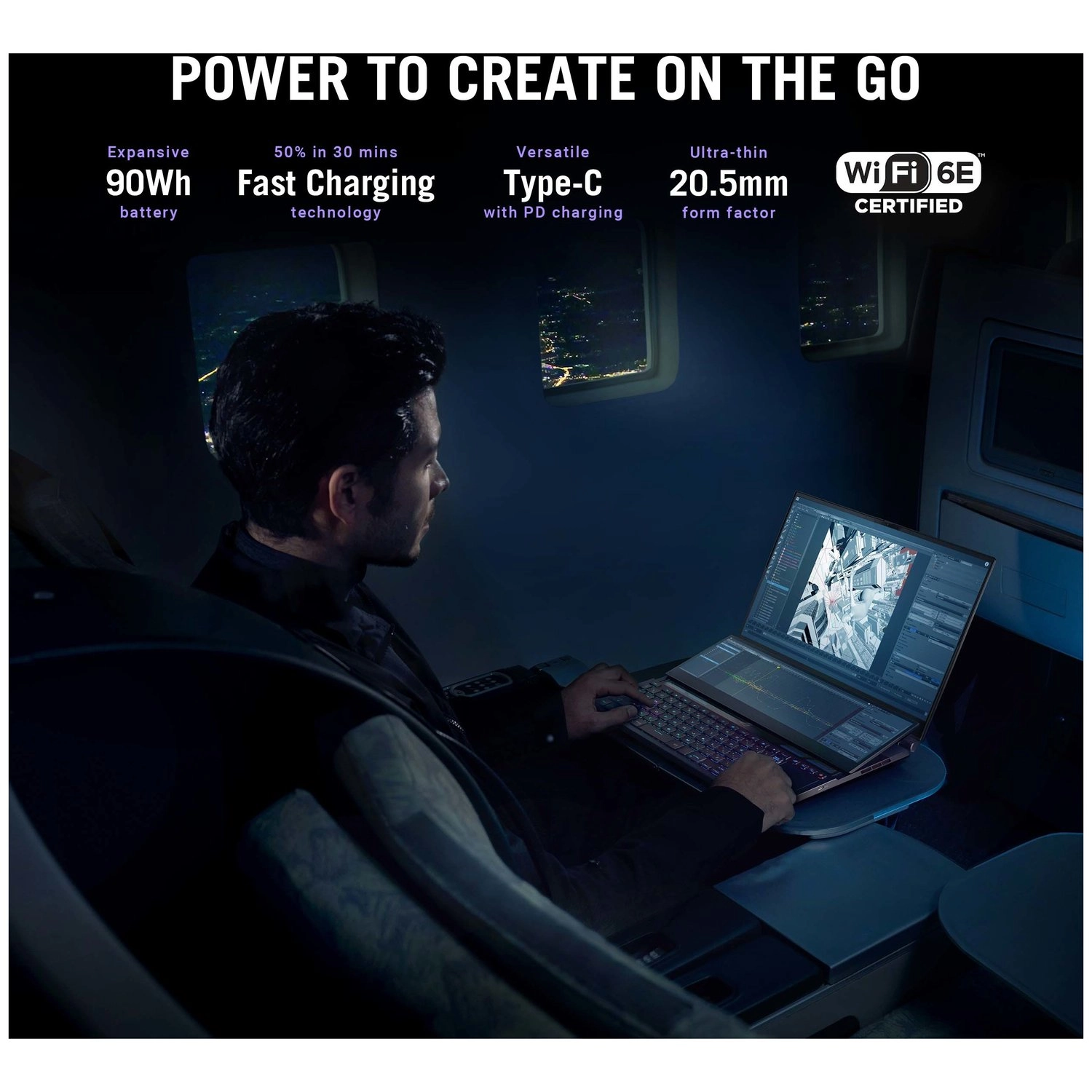 ROG Zephyrus Duo 16 GX650RX-LB212W - 16'' Ryzen 9-6900HX