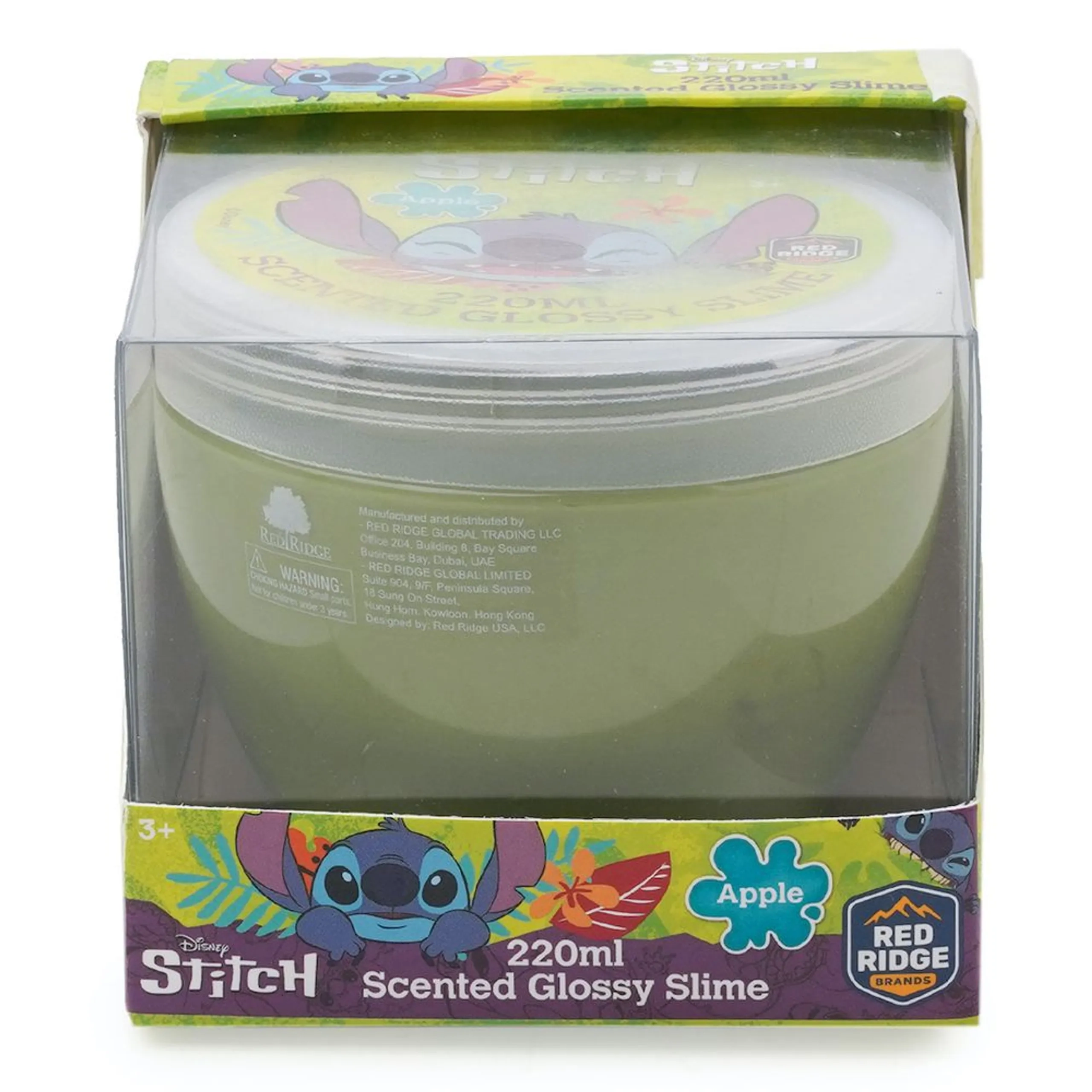 SLIME SQUAD Disney Stitch - 220ml Apple Scented Glossy