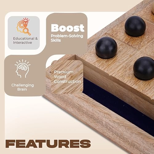 Tic Tac Toe - Wooden 12 Inch