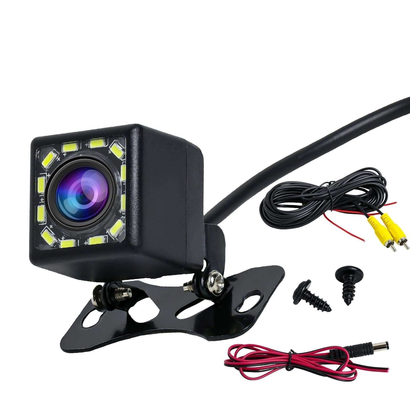 coalwop Reversing Camera - 12-LED IR Night Vision 6M RCA video input cable High Resolution