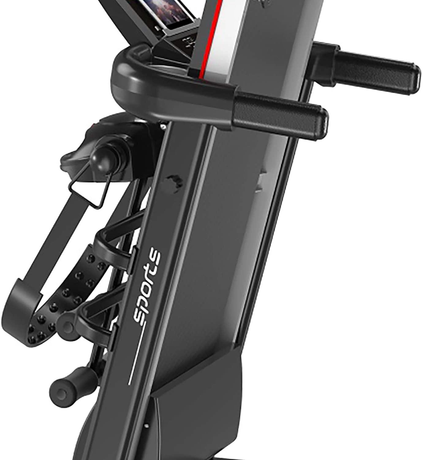 EM-1258 - Digital Treadmill Black Massager belt