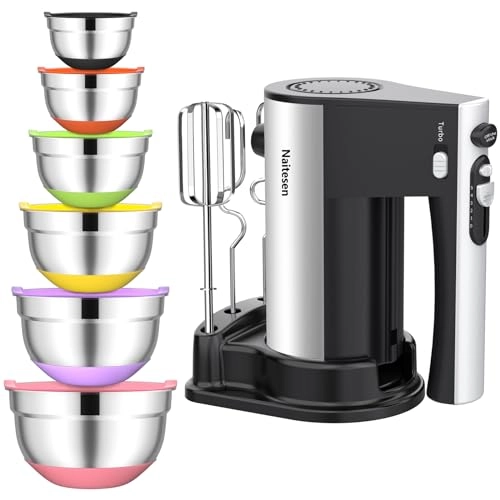 Hand Mixer - 6 Piece 600W