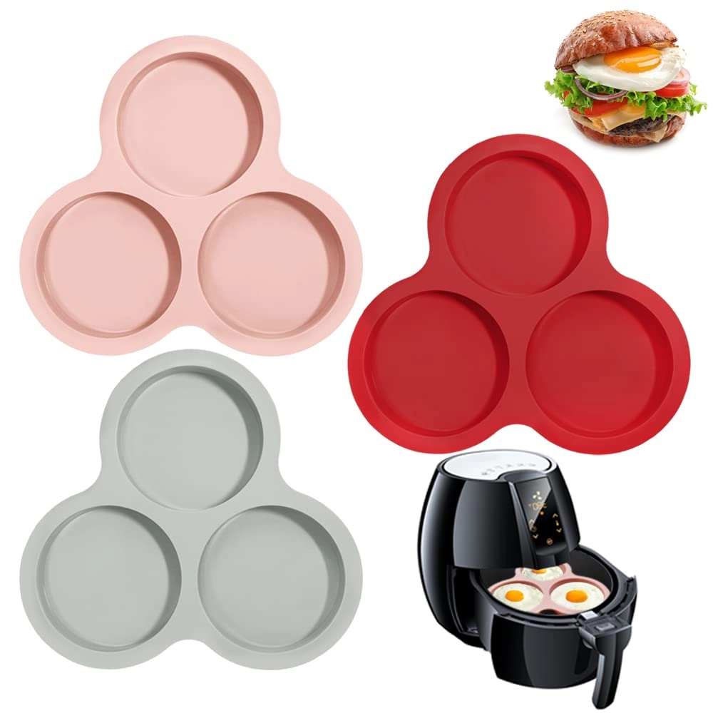 AIFUDA Air Fryer Egg Mold - Silicone 3 Pcs