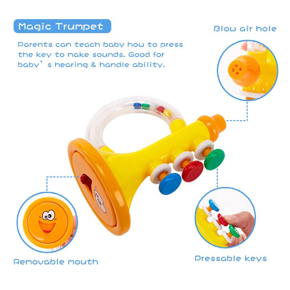 Baby Rattle - 0+ Months ABS plastic 5 Pcs