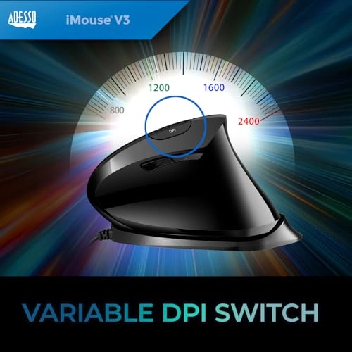 iMouse V3-TAA Vertical Ergonomic Mouse - USB