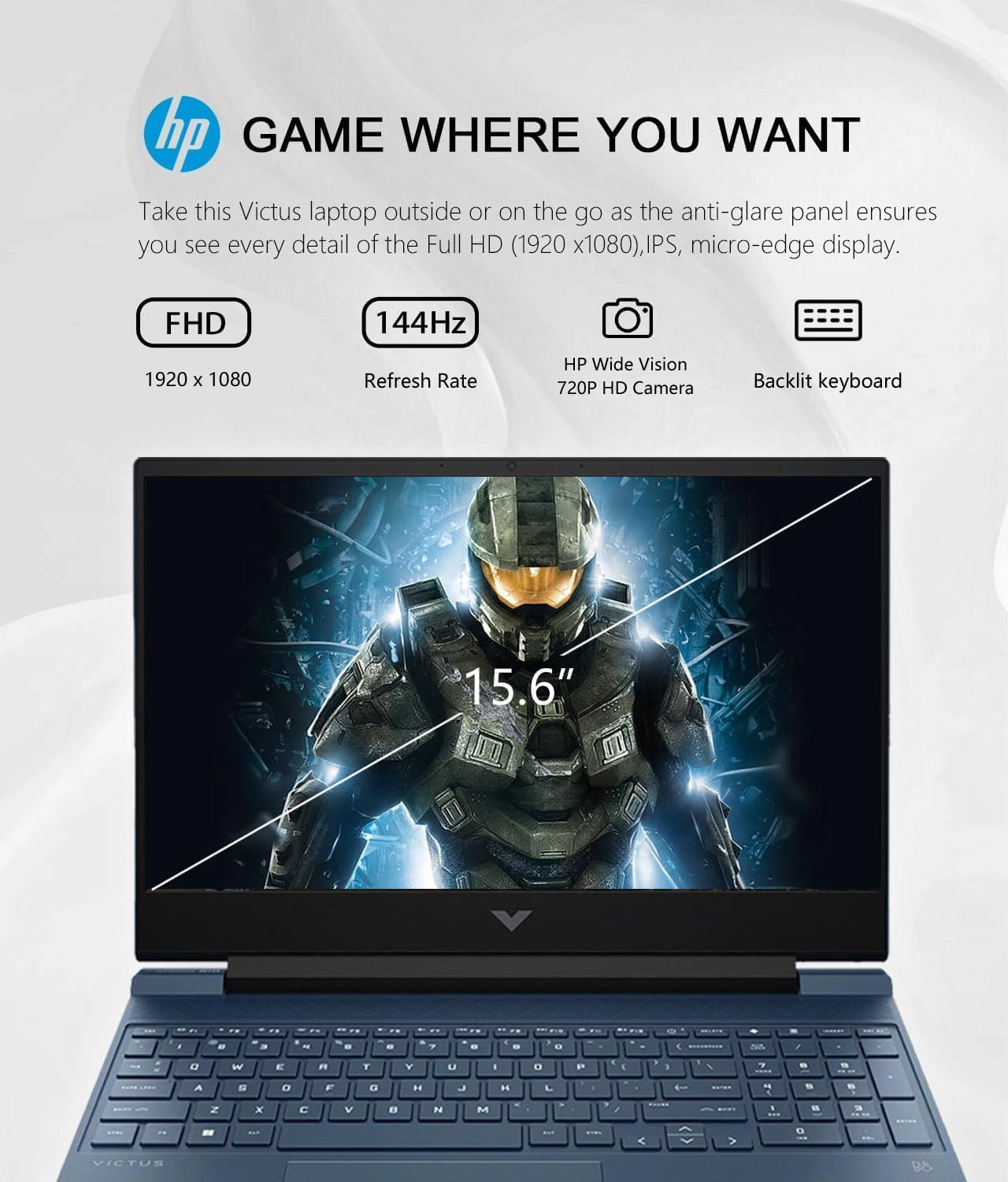 Victus 15 - 15.6'' Core i5-12450H 16GB DDR4 1TB SSD