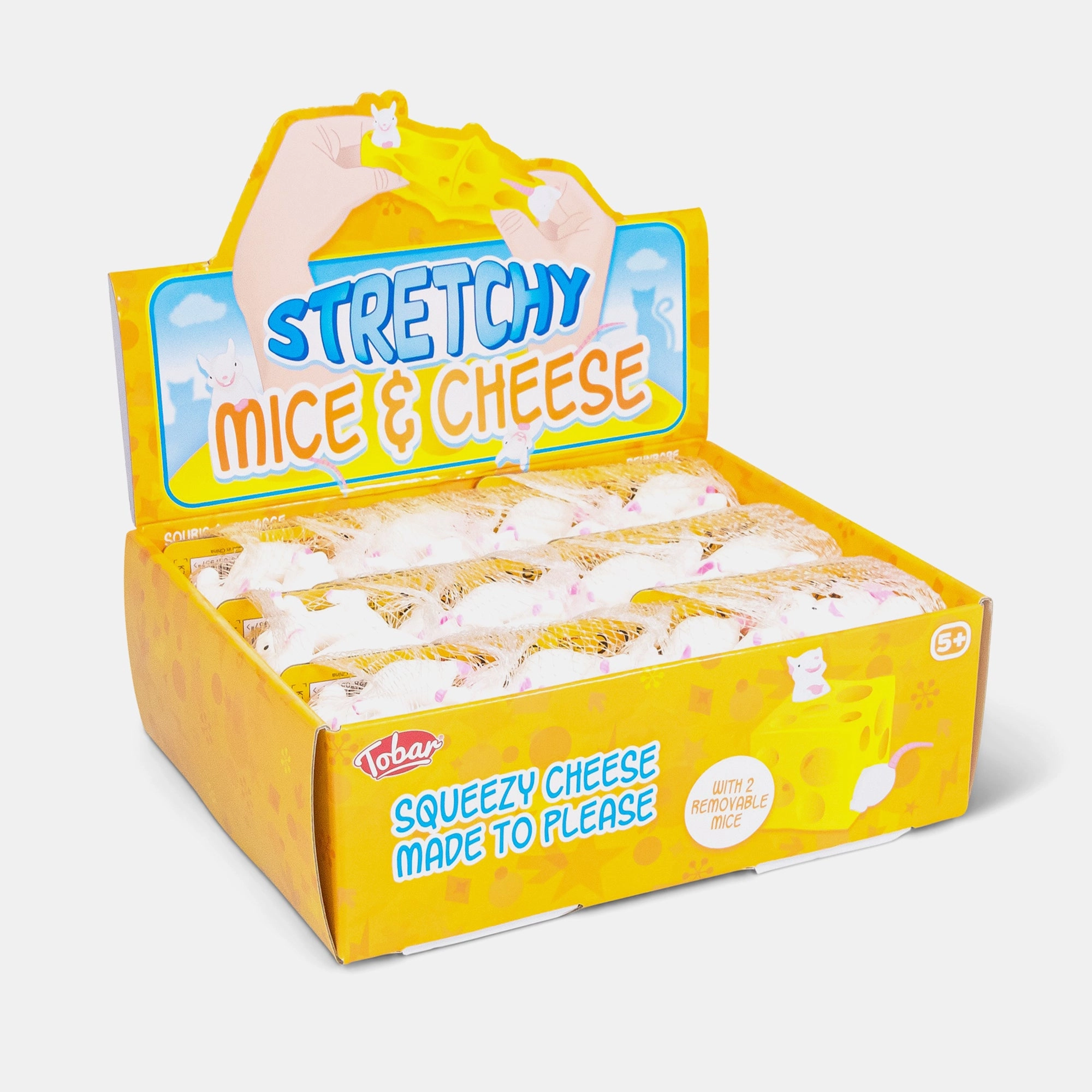 BORDERS Stretchy Mice And Cheese - 5+ 3 pieces