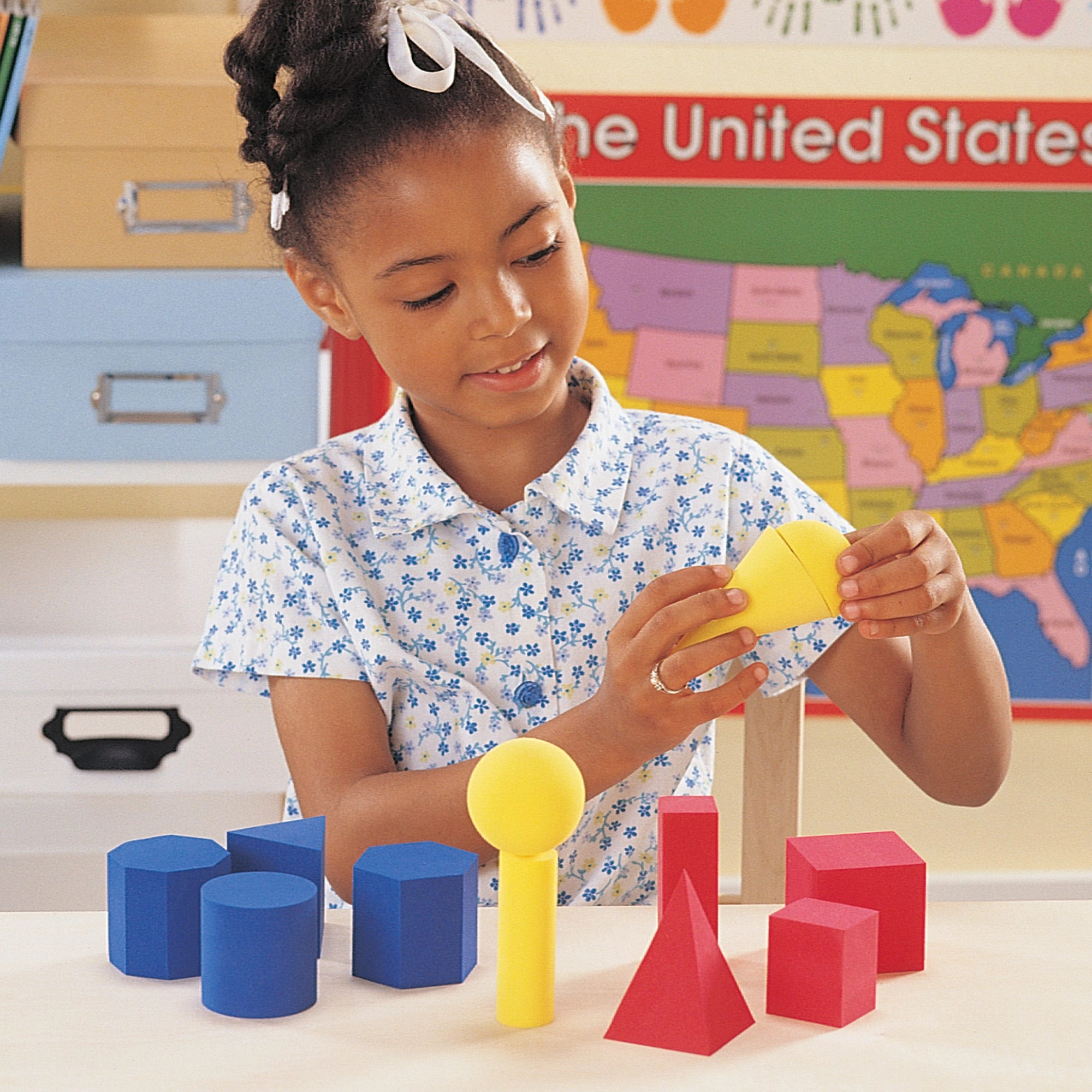 Hands-On Soft Geometric Solids - 5 years and above 12 pieces