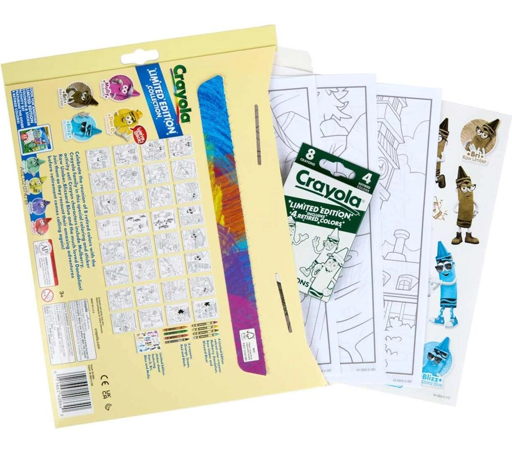Retired Colors Wild Journeys Coloring & Activity Set - 8 piece(s)