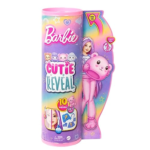 Barbie Cutie Reveal - Cozy Cute Tees Teddy Bear
