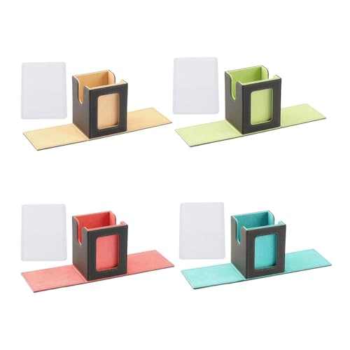 Trading Card Deck Box - PU leather Red