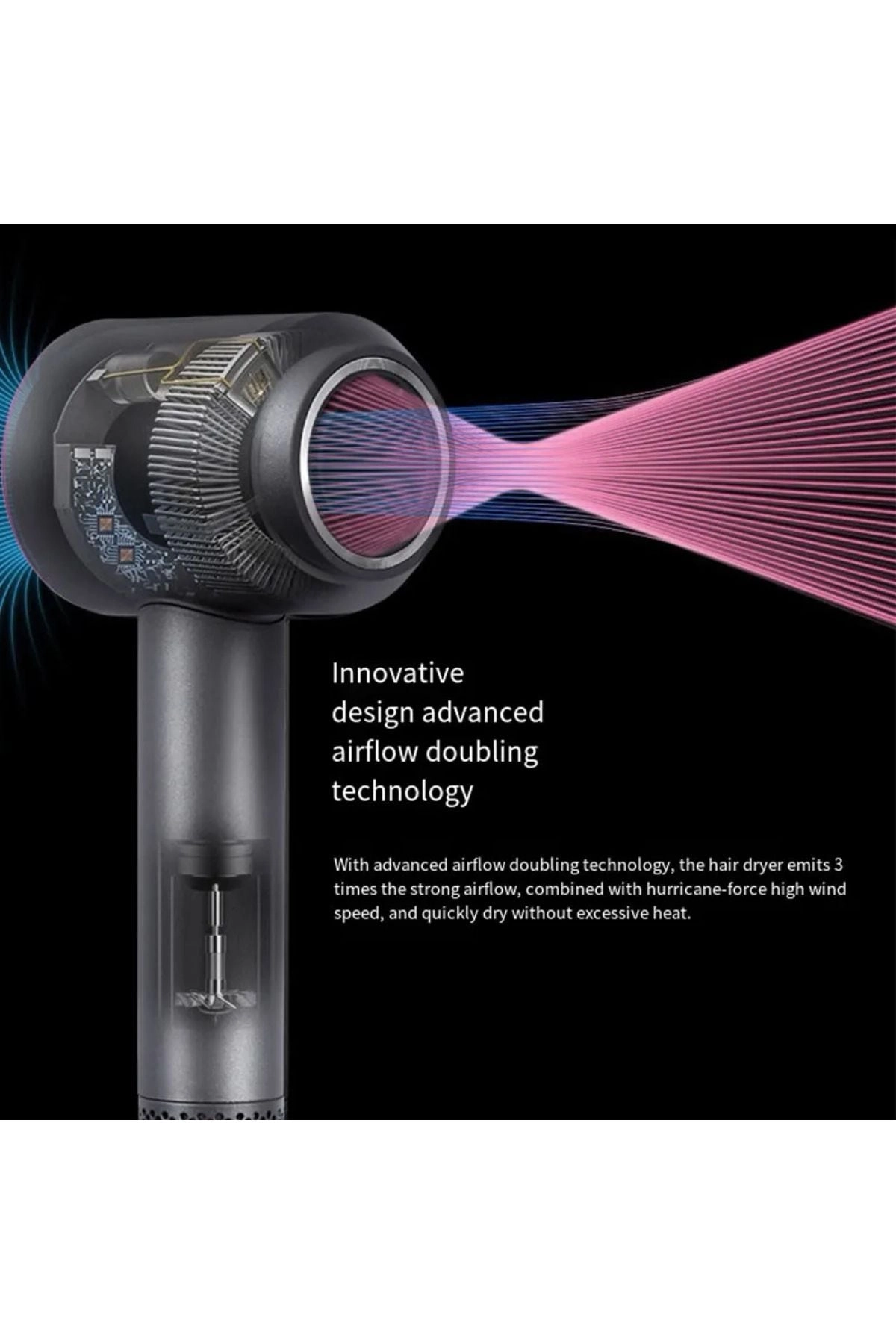 Hair Dryer - Multi-Functional Leafless Supersonic