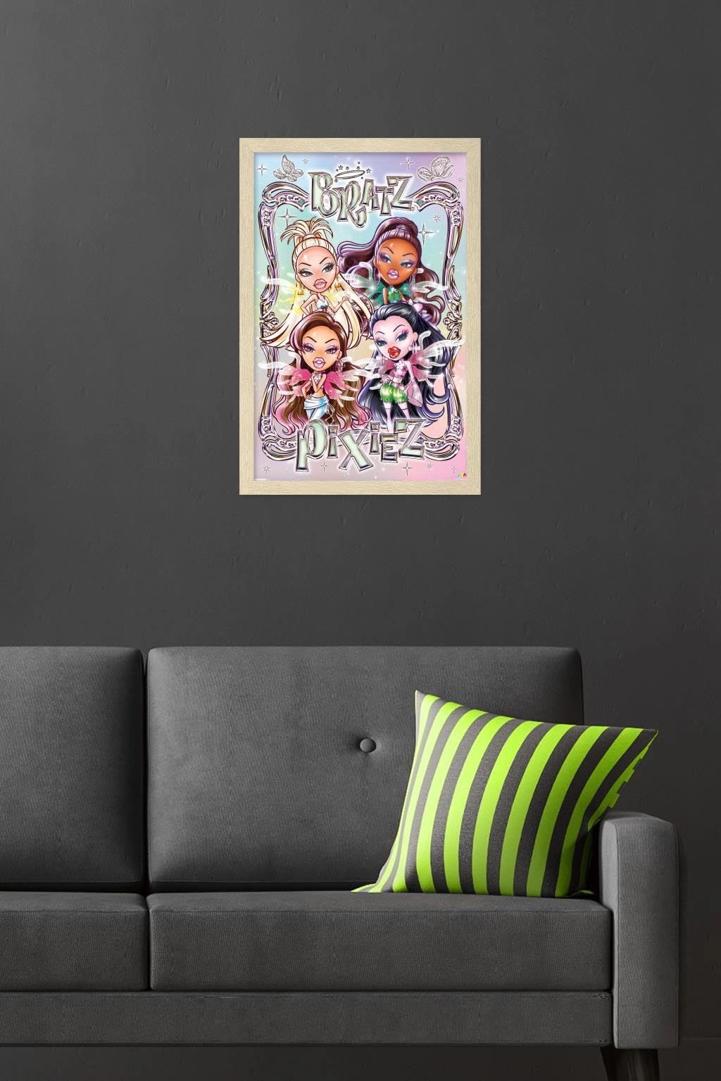 Pixiez Wall Poster - Paper 22.4"L x 14.7"W