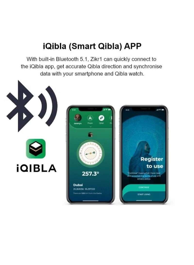 Zikr Ring Metal M02 - Green