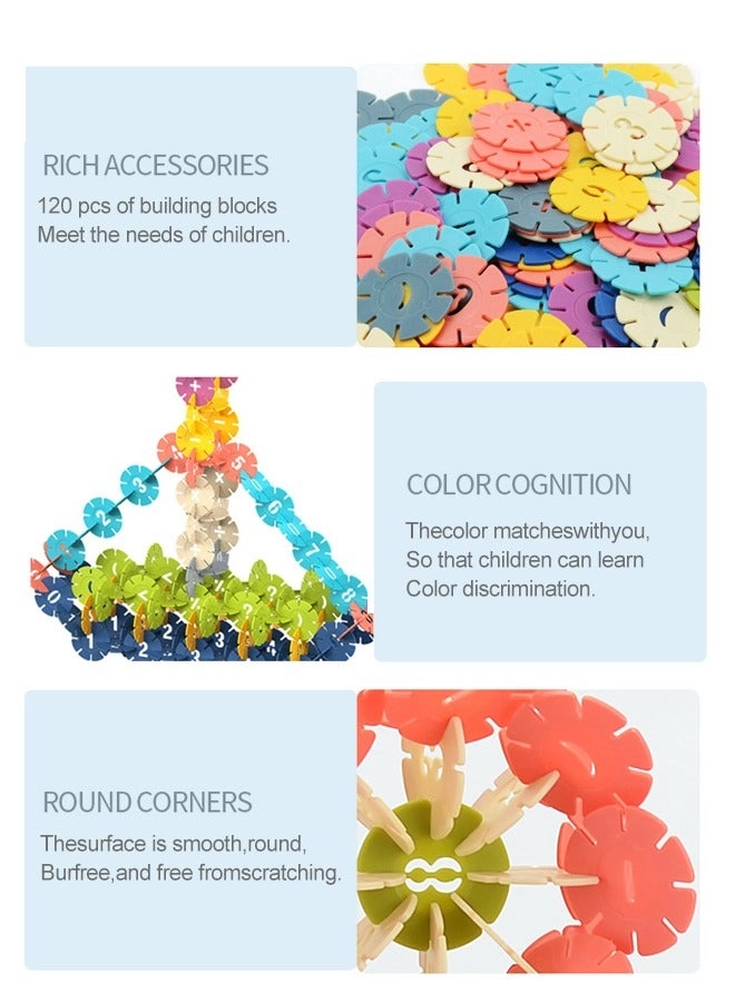 Flower Building Blocks - 120 pcs