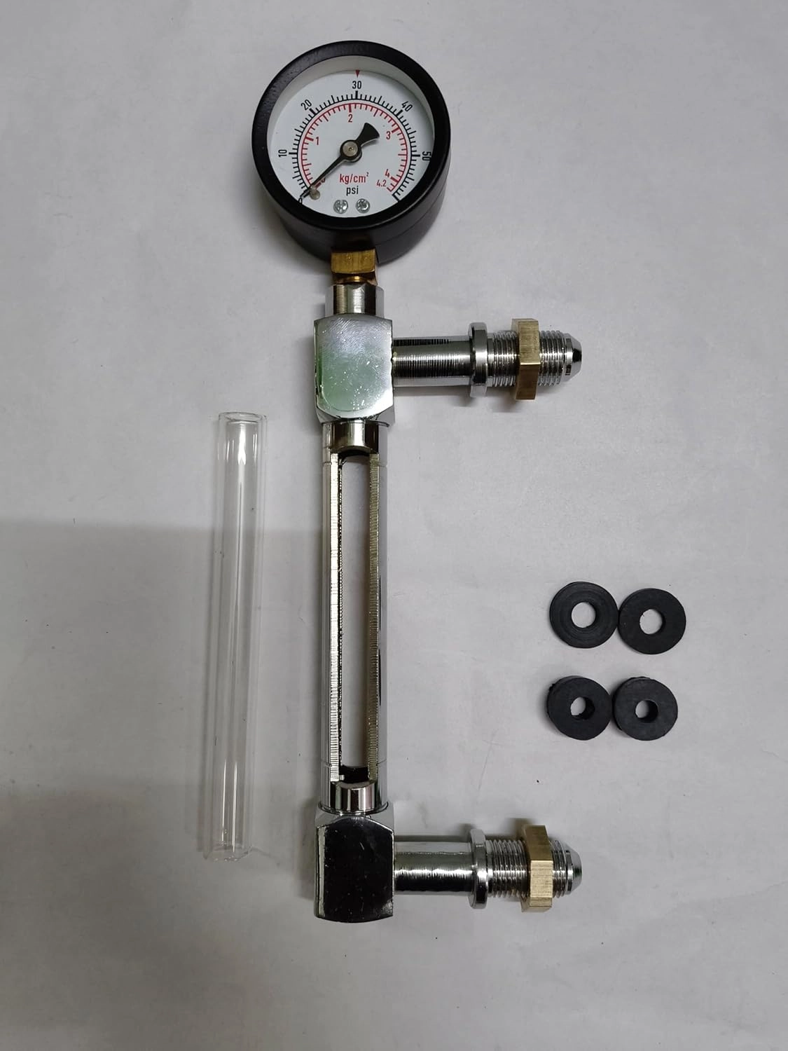 SMART INDIA Water Lavel Milano Style - Glass Tube Pressure Meter 5 Inch
