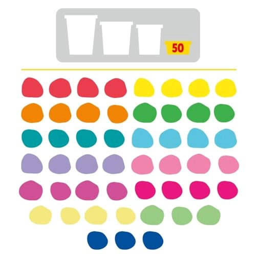 Rainbow Favors - Foam 1.88 Kg 50 pcs.