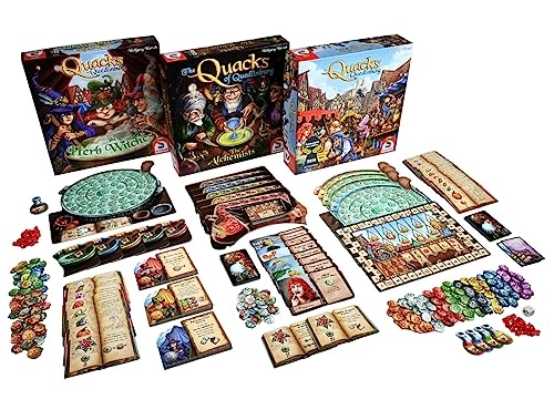 Quacks of Quedlinburg + Quacks of Quedlinburg: Herb Witches + Quacks of Quedlinburg: Alchemists
