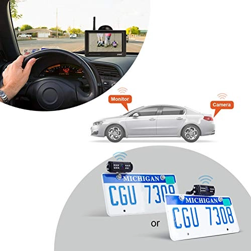 Digital Wireless Backup Camera System - Night vision Wireless
