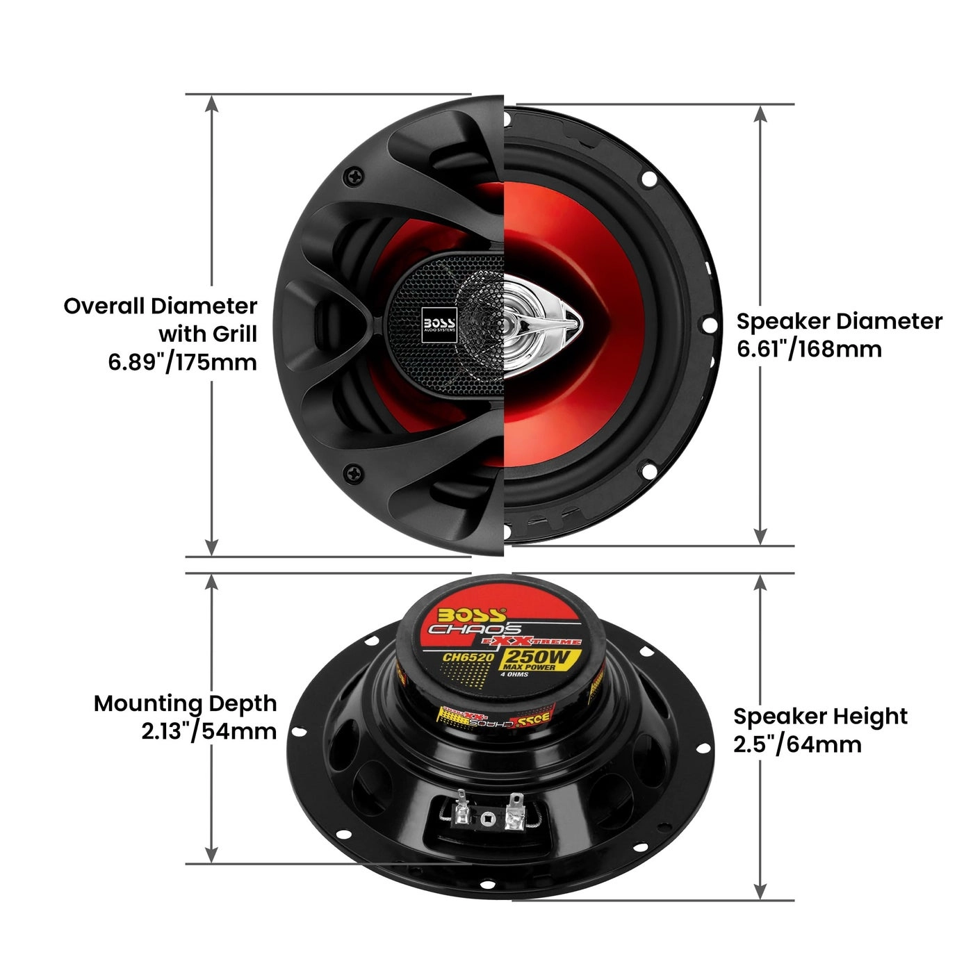 CH6520B - 6.5 Inches Coaxial