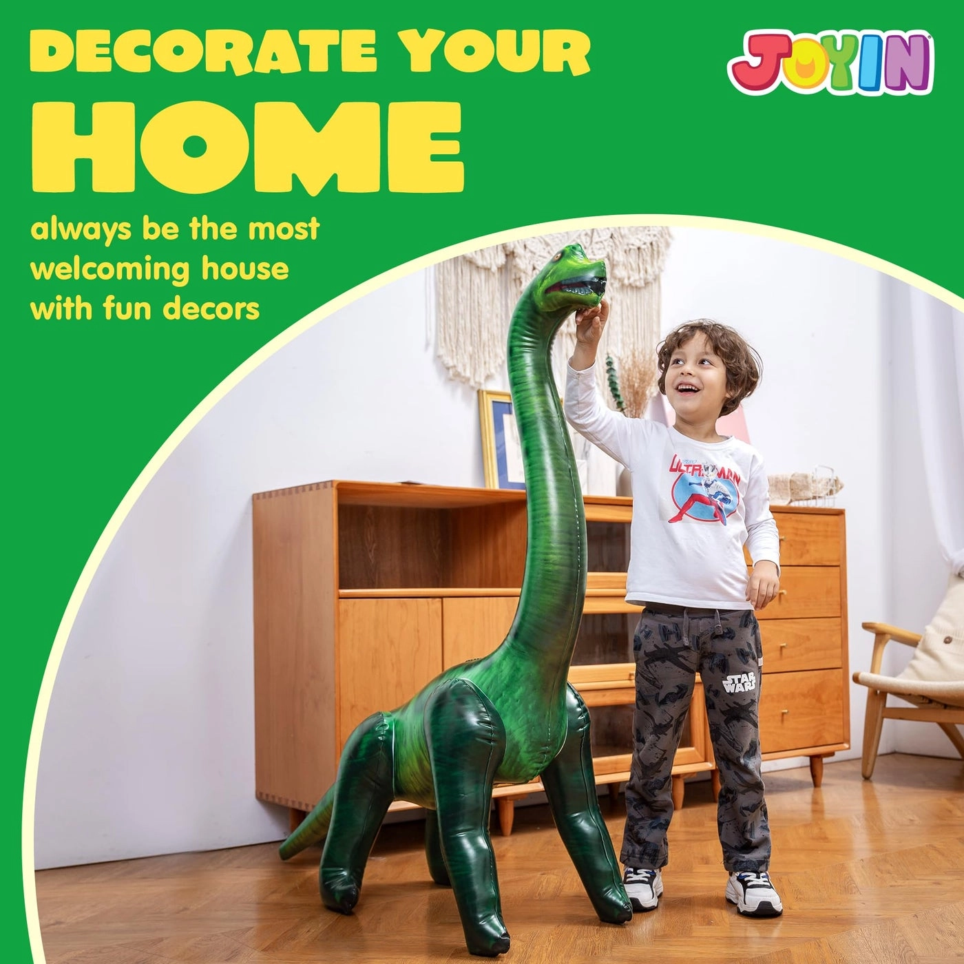 Brachiosaurus Inflatable Dinosaur Toy - Birthday Party
