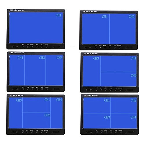 AHD Backup Camera and Monitor Set with DVR - 1080P