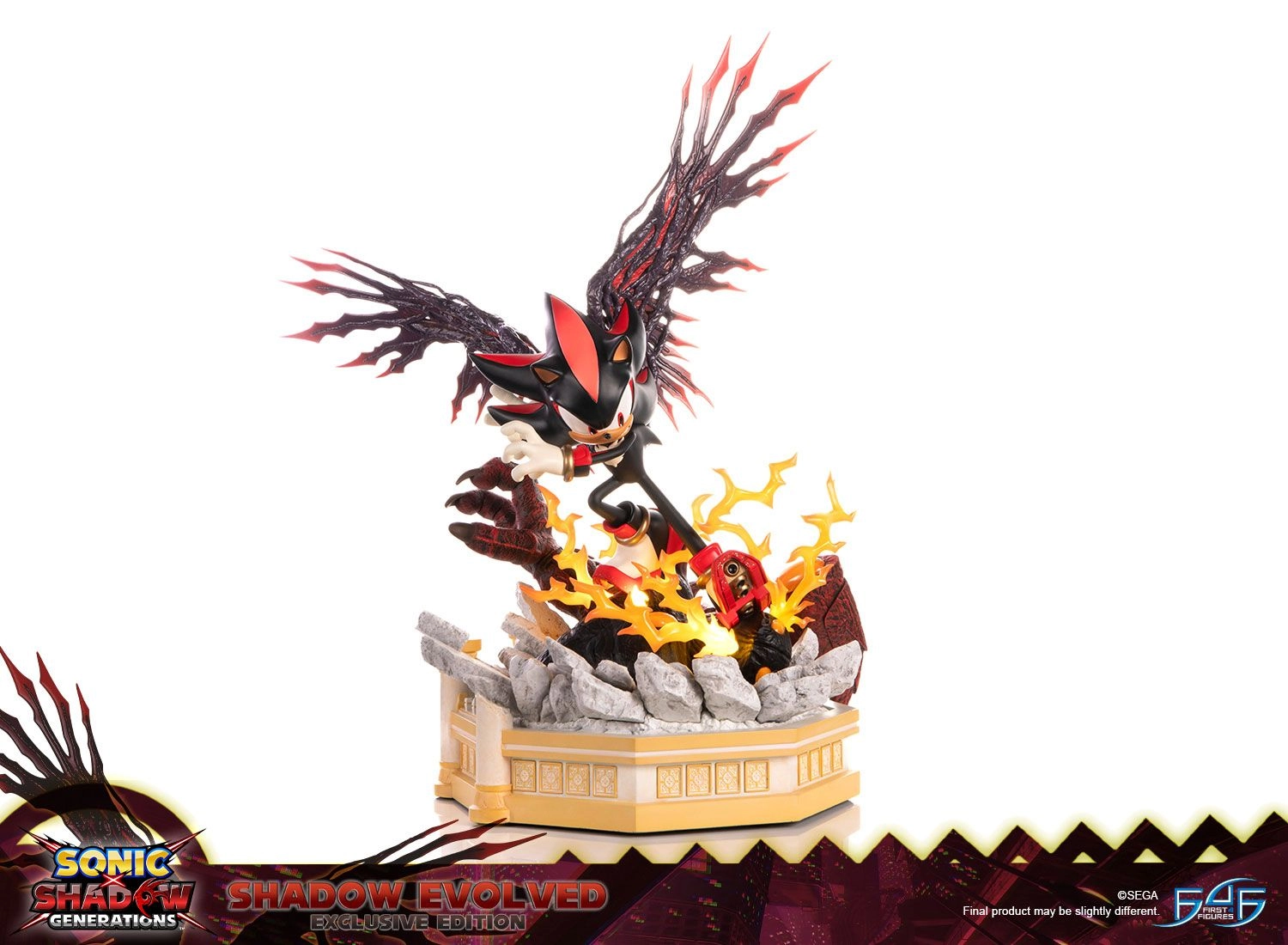 First 4 Figures Sonic X Shadow Generations - Shadow Evolved Exclusive Edition (58 cm)