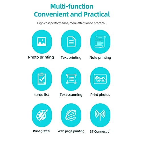 Mini Pocket Photo Printer - Thermal Printing 57x25mm