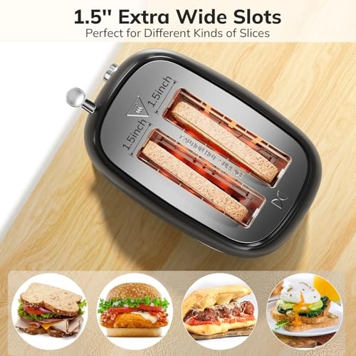 Smart Touch Screen Toaster - 2 Slice