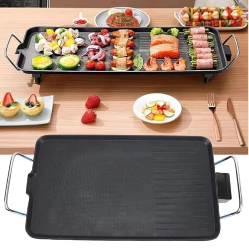 Electric Griddle - Small Smokeless Nonstick