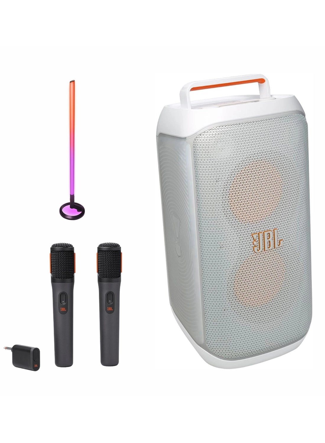 JBL PartyBox Club 120 + PartyLight Stick + Digital wireless microphones