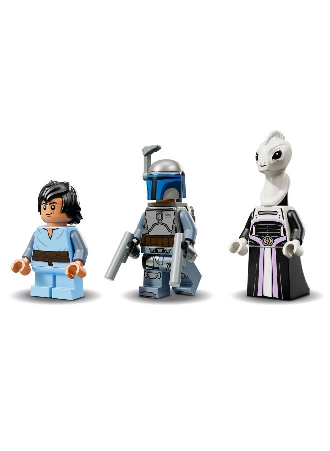 Star Wars LEGO Jango Fett's Starship - Play & Display 3 Minifigures
