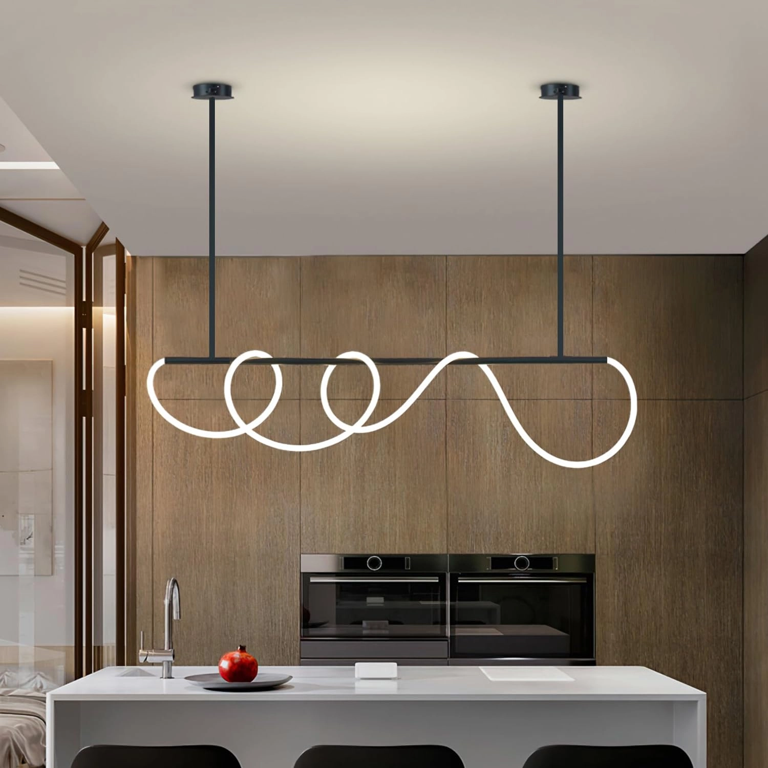 SITAFU LED Hanging Chandelier - 39.4"