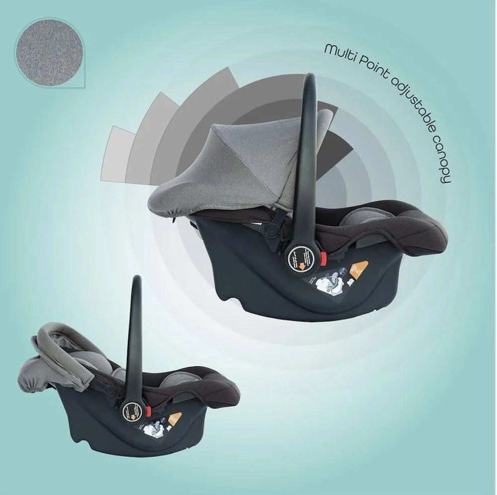 Bibo Infant Car Seat - Brown + Spiral Activity Toy - Bear