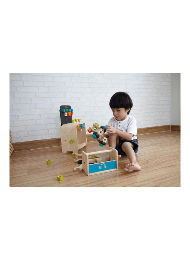 Wooden Construction Set (5539) - 3+ Years Multicolour