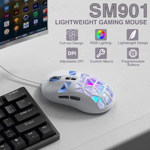 SM901 Gaming Mouse - Wired