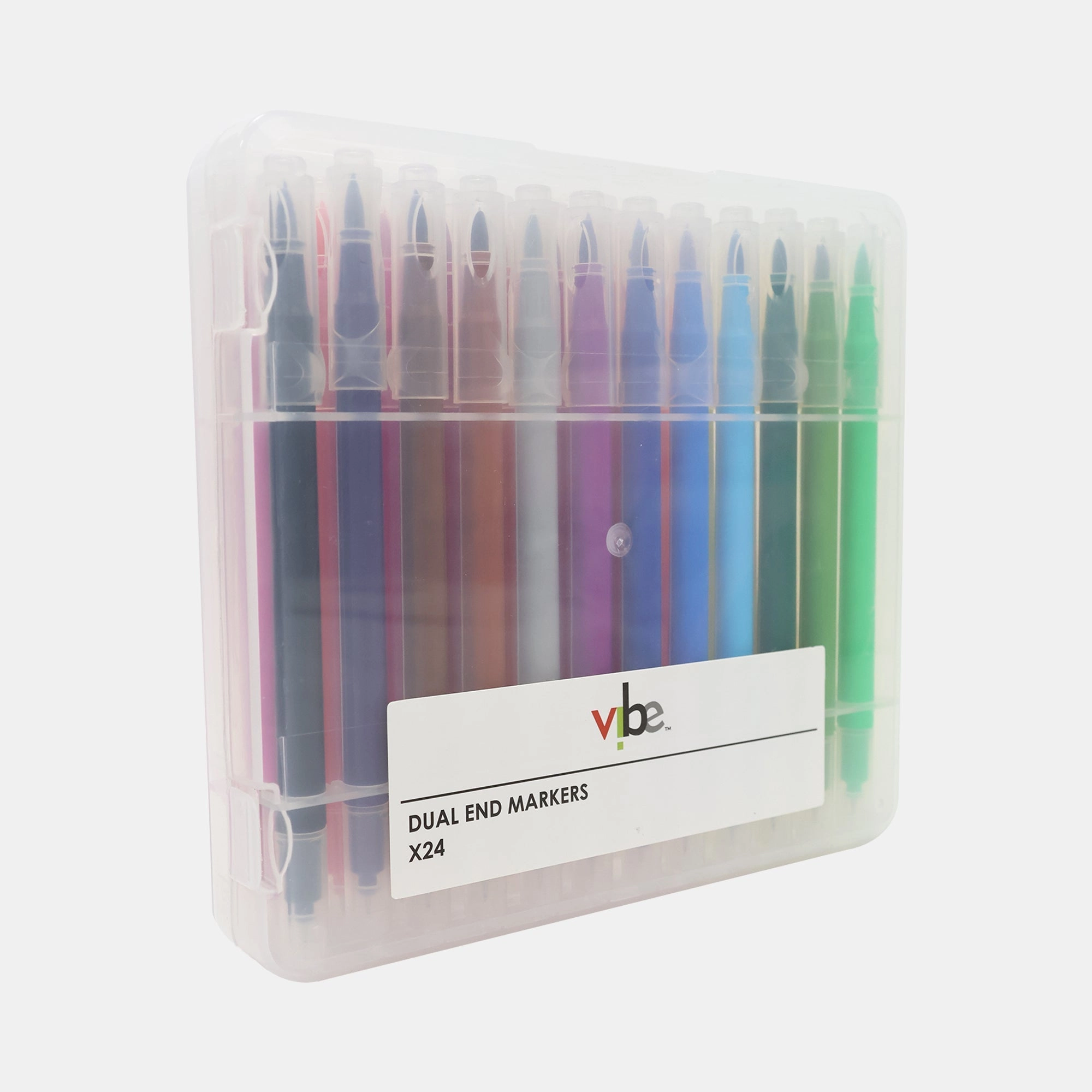 Dual End Marker Pens - Dual-Tip Design