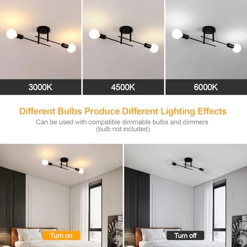 Industrial Ceiling Light - Dimmable